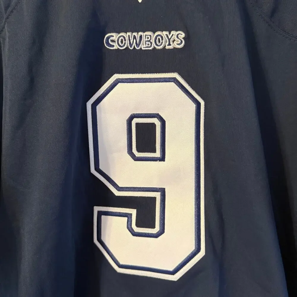 Nike NFL Tony Romo #9 Dallas Cowboys On Field Blue‎ Jersey Size 56 Stitched - Picture 3 of 11